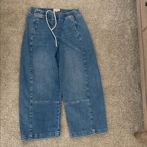 Pilcro Blue Ankle & Cropped Jeans